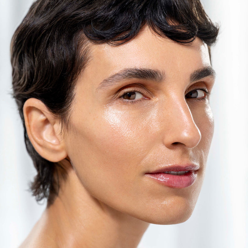 Close-up of a woman