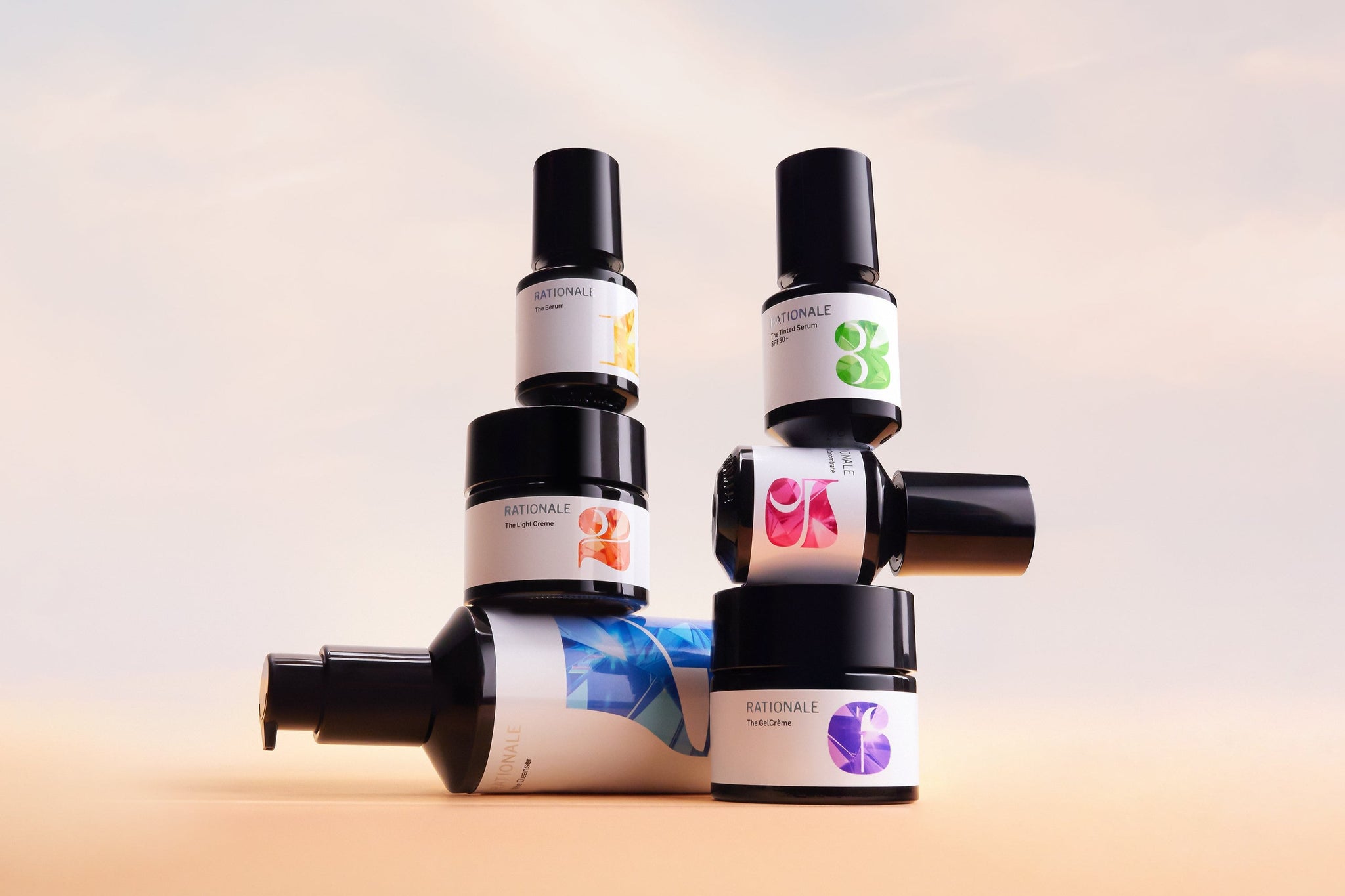 The essential six formulations stacked